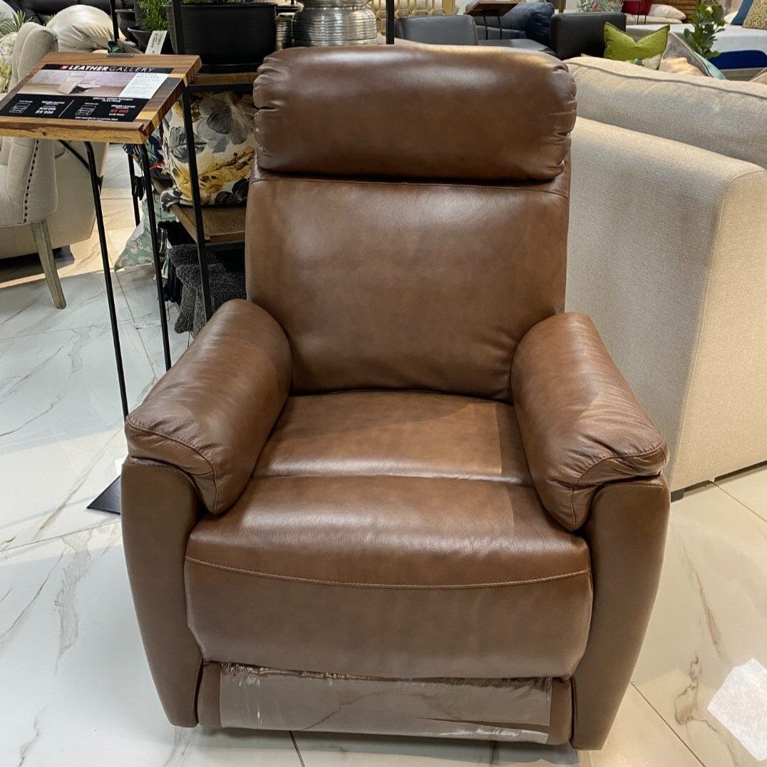 Denver 1 Seater Leather Recliner - Warehouse Clearance Leather Recliner Leather Gallery 