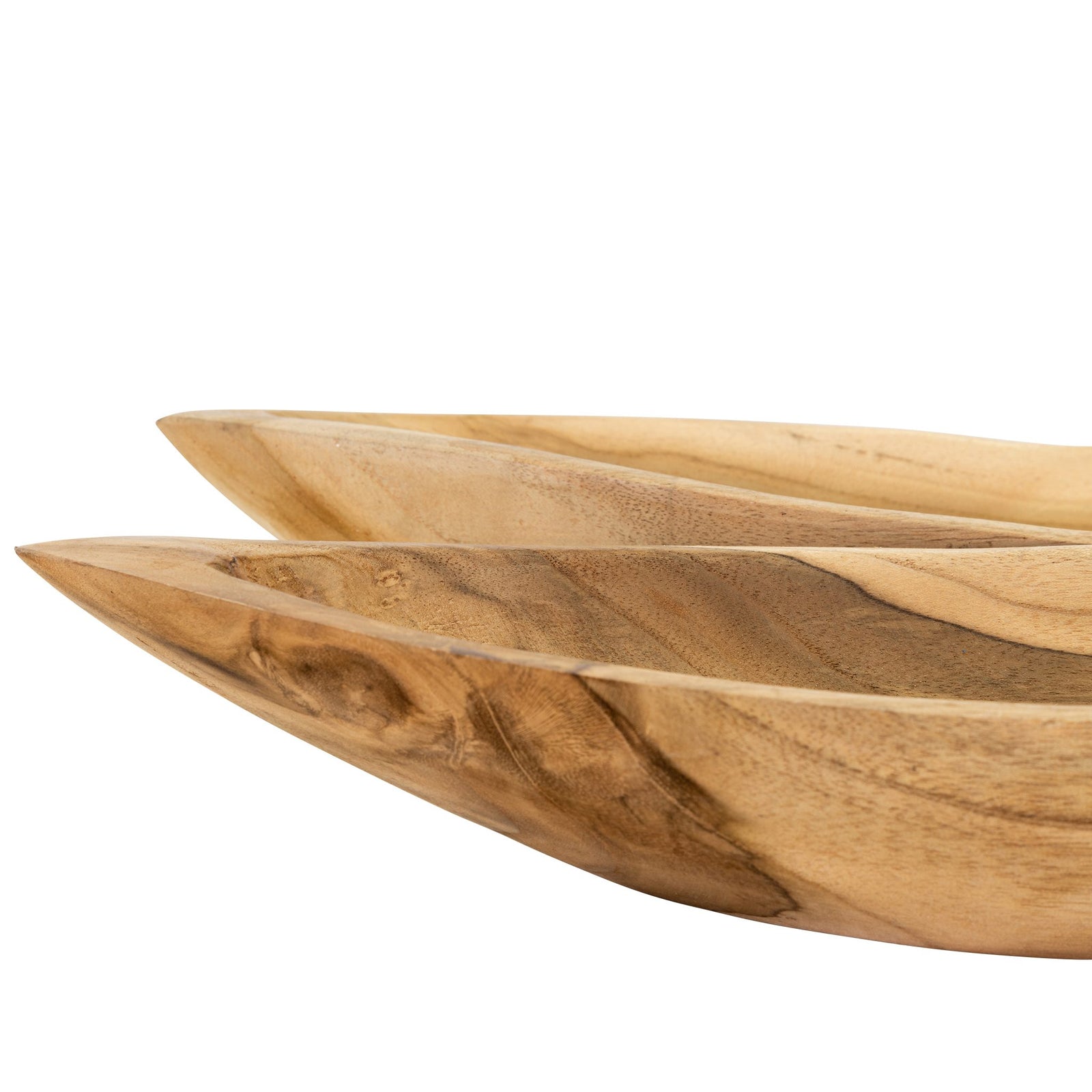 Imani Teak Tray | Leather Gallery Trays