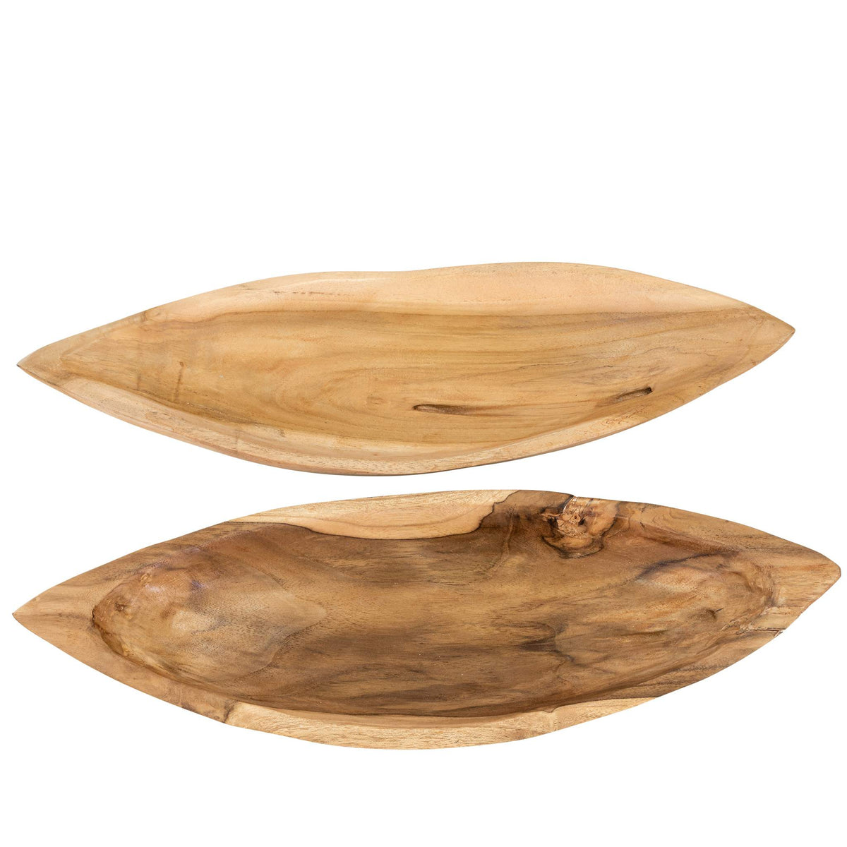 Imani Teak Tray | Leather Gallery Trays