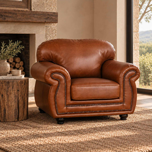 Isilo 1 Seater Leather Sofa Leather Sofa Leather Gallery  czar pecan