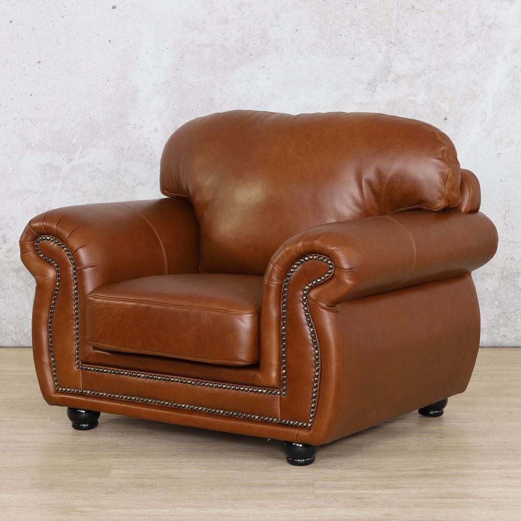 Isilo 1 Seater Leather Sofa Leather Sofa Leather Gallery-czar-pecan