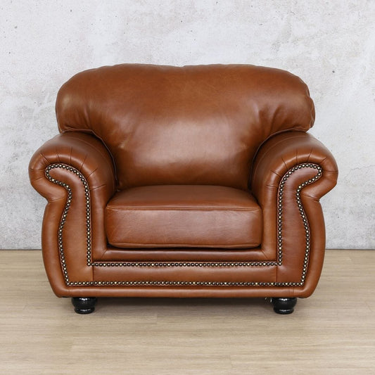 Isilo 1 Seater Leather Sofa Leather Sofa Leather Gallery Royal Walnut- czar pecan