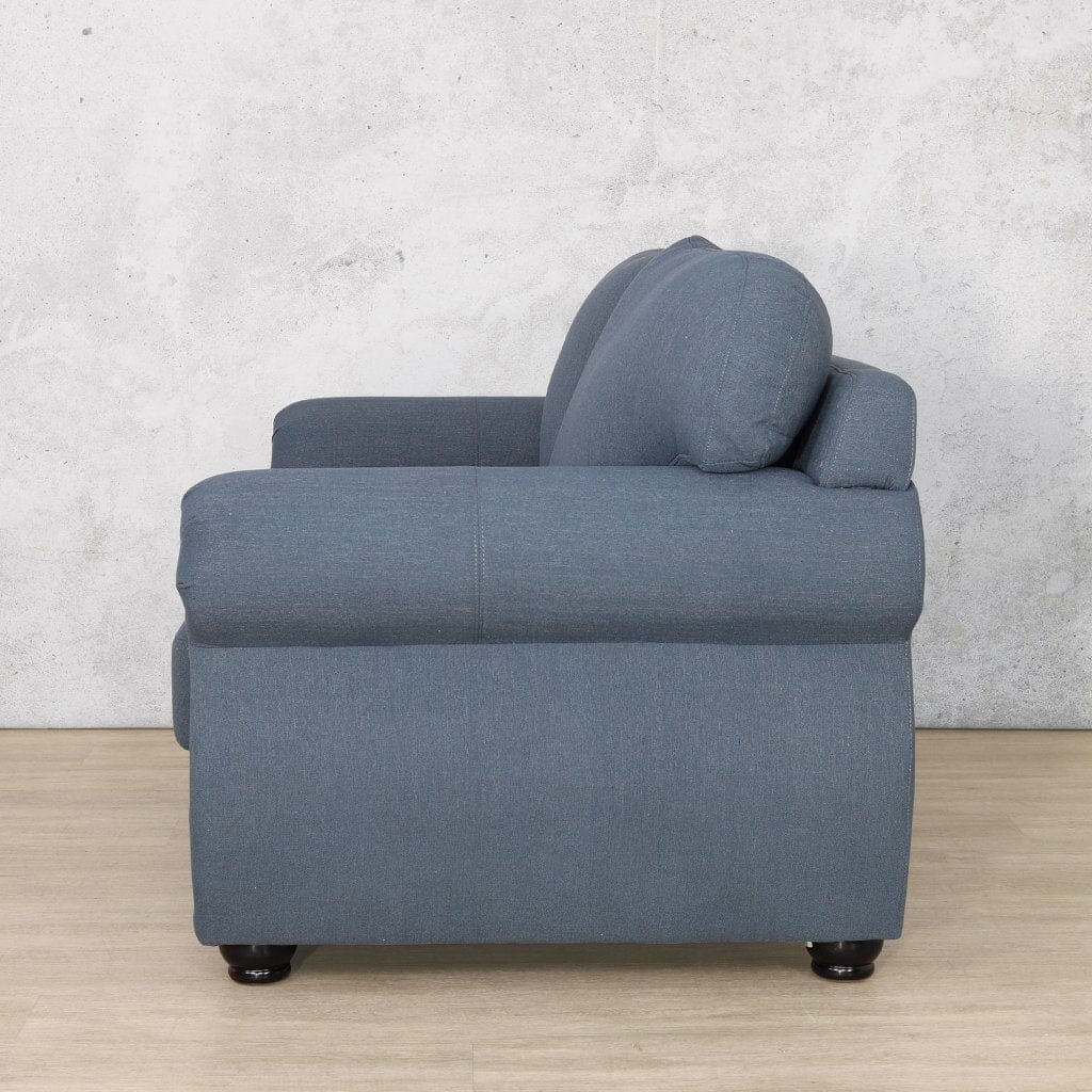 Isilo 2 Seater Fabric Sofa Fabric Sofa Leather Gallery-air-force-blue