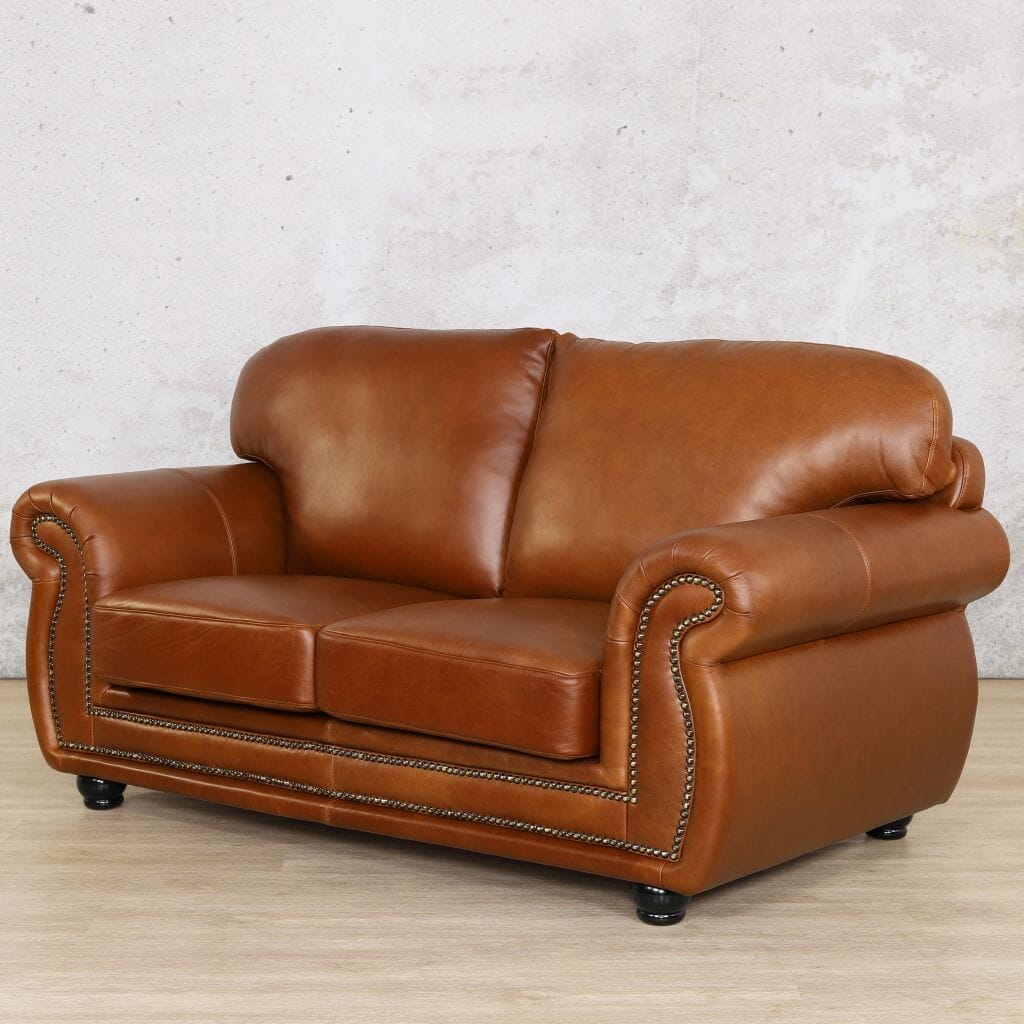 Isilo 2 Seater Leather Sofa Leather Sofa Leather Gallery Czar pecan