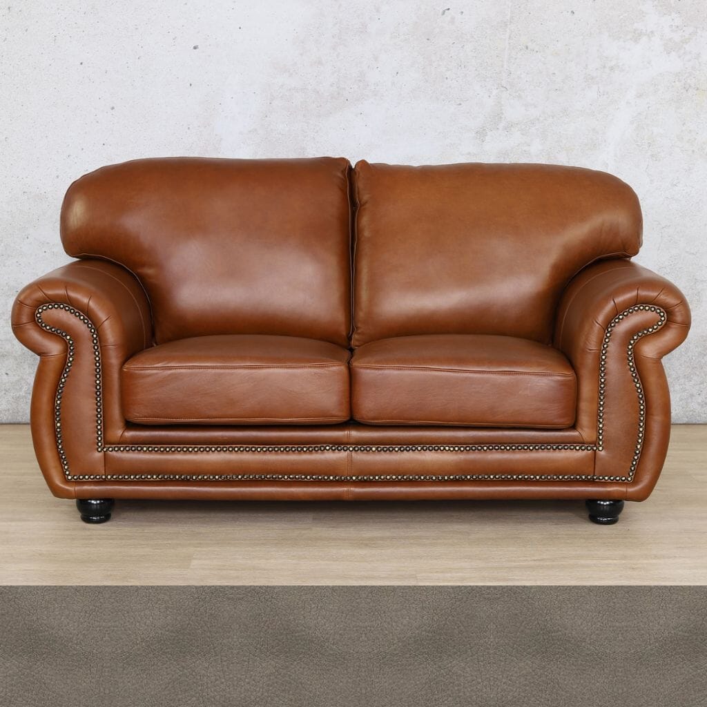 Isilo 2 Seater Leather Sofa Leather Sofa Leather Gallery Flux Grey