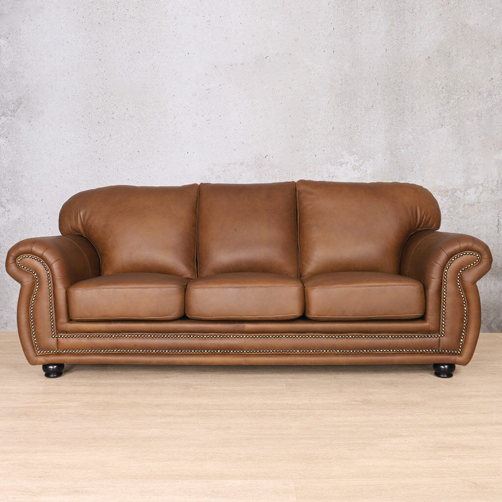 Isilo 3 Seater Leather Sofa Leather Sofa Leather Gallery-czar pecan