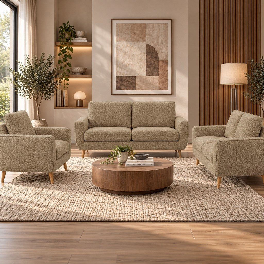 Johnson 3+2+1 Fabric Couch Suite