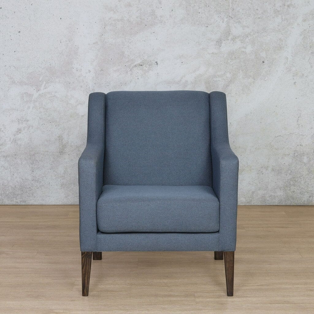Julia Fabric Armchair Fabric Armchair Leather Gallery Air Force Blue 