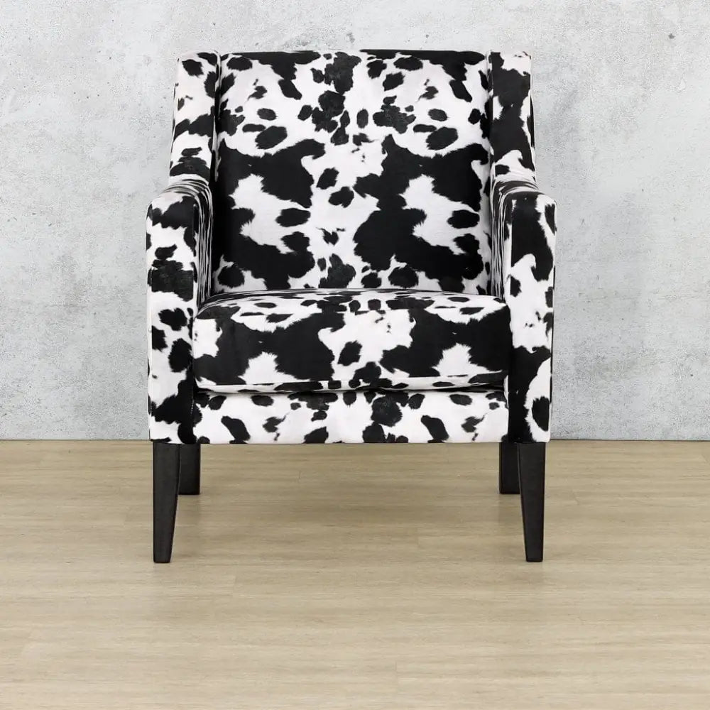 Julia Occasional Chair - Velvet Nguni - Fabric Armchair