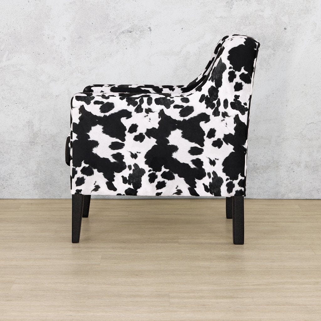 Julia Fabric Armchair - Velvet Nguni Fabric Armchair Leather Gallery 