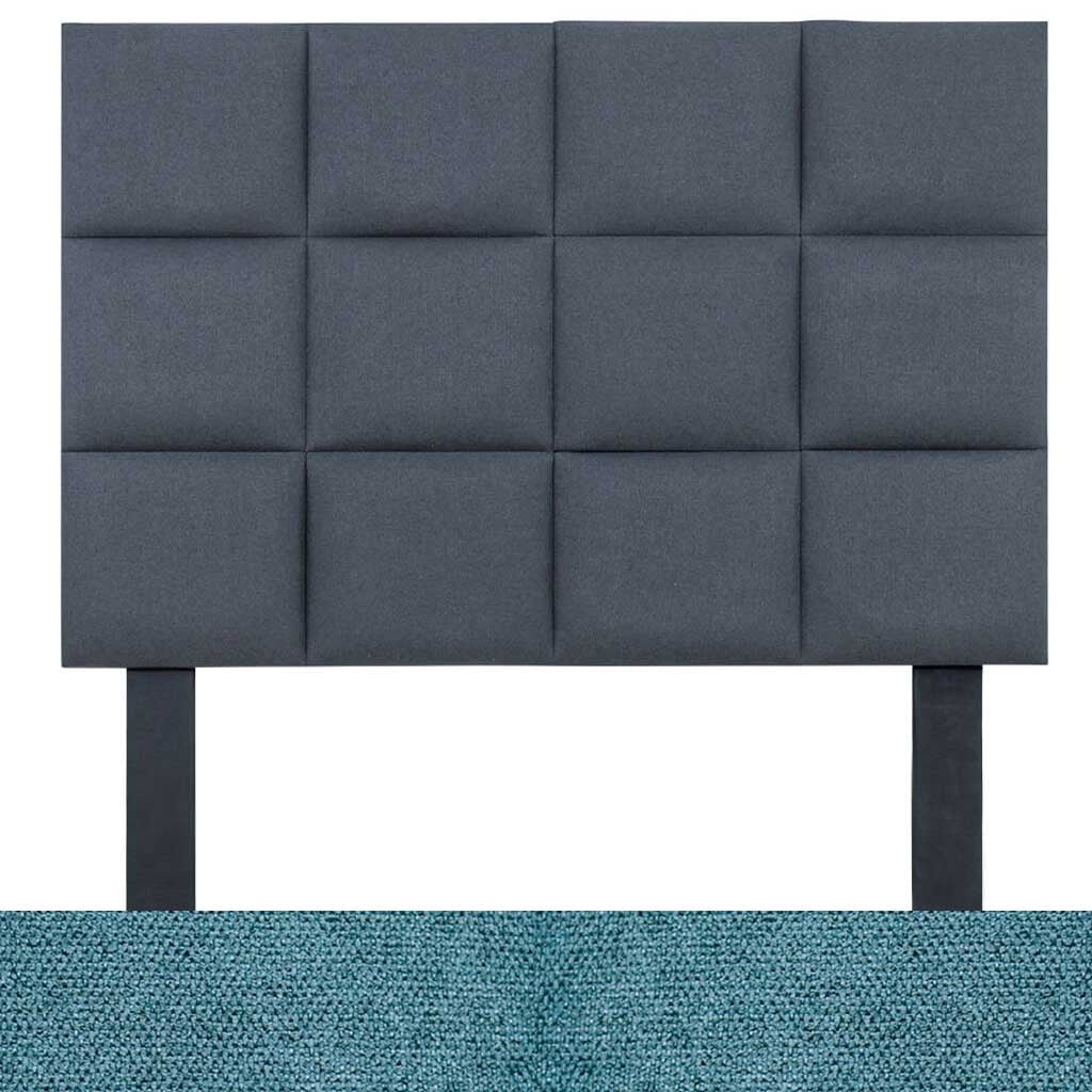 Air Force Blue Fabric Sample of the Kellerman Fabric Headboard | Queen Bedroom Set Leather Gallery | Modern Headboards | Headboards For Sale | Bedroom Headboard | Queen Headboard | Headboards