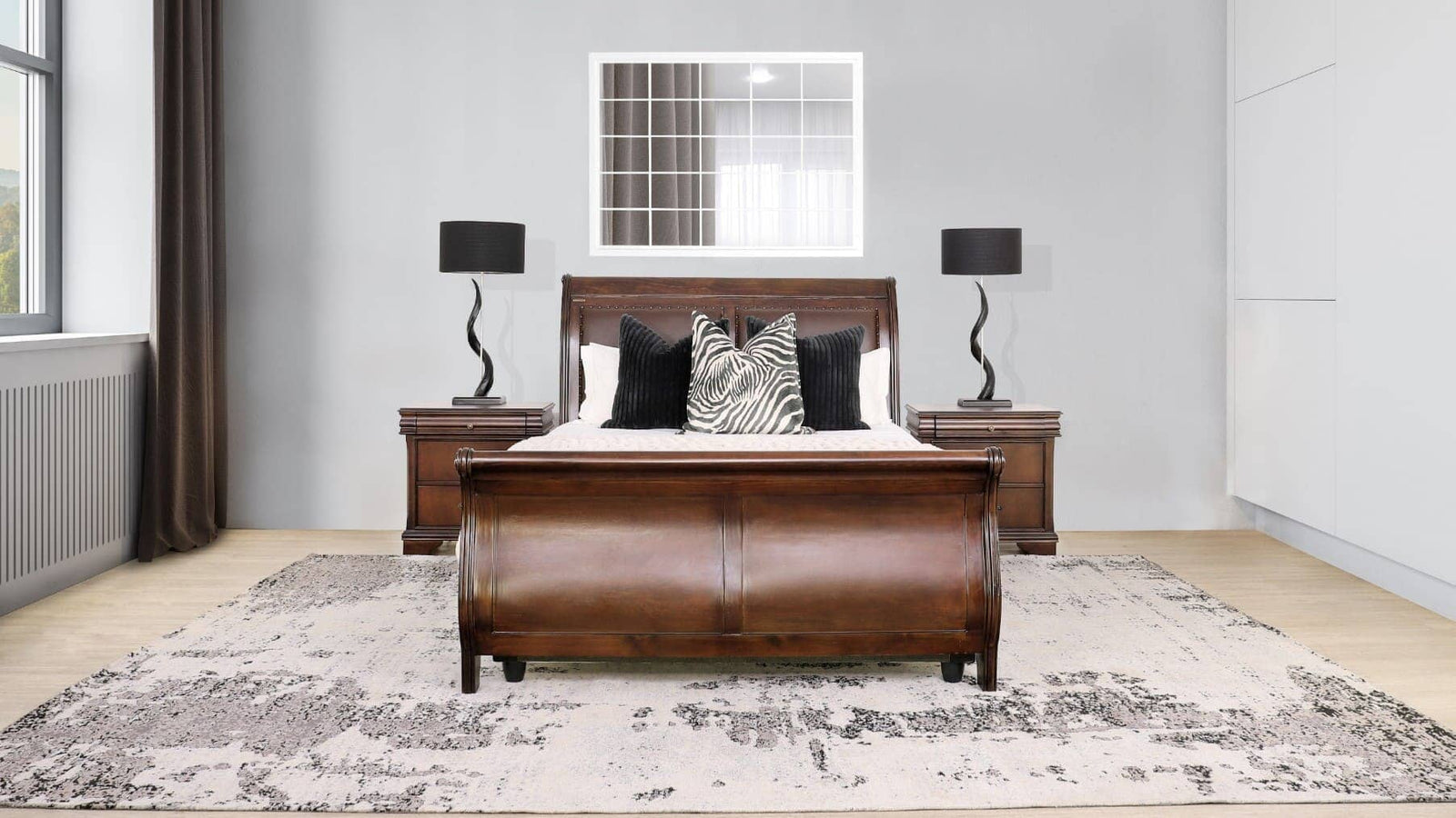 Kingsley 3 Piece Bedroom Set Bedroom Set Leather Gallery 