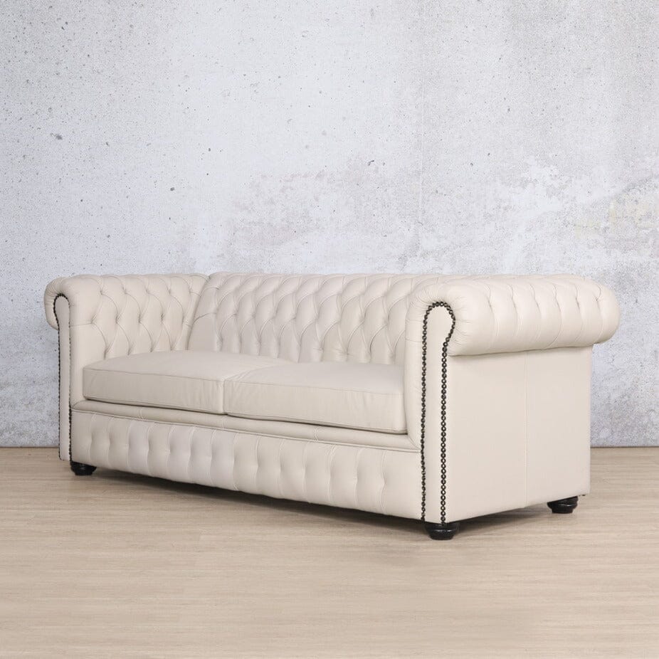 Kingston 3 Seater Leather Sofa Leather Sofa Leather Gallery-manatee-beige