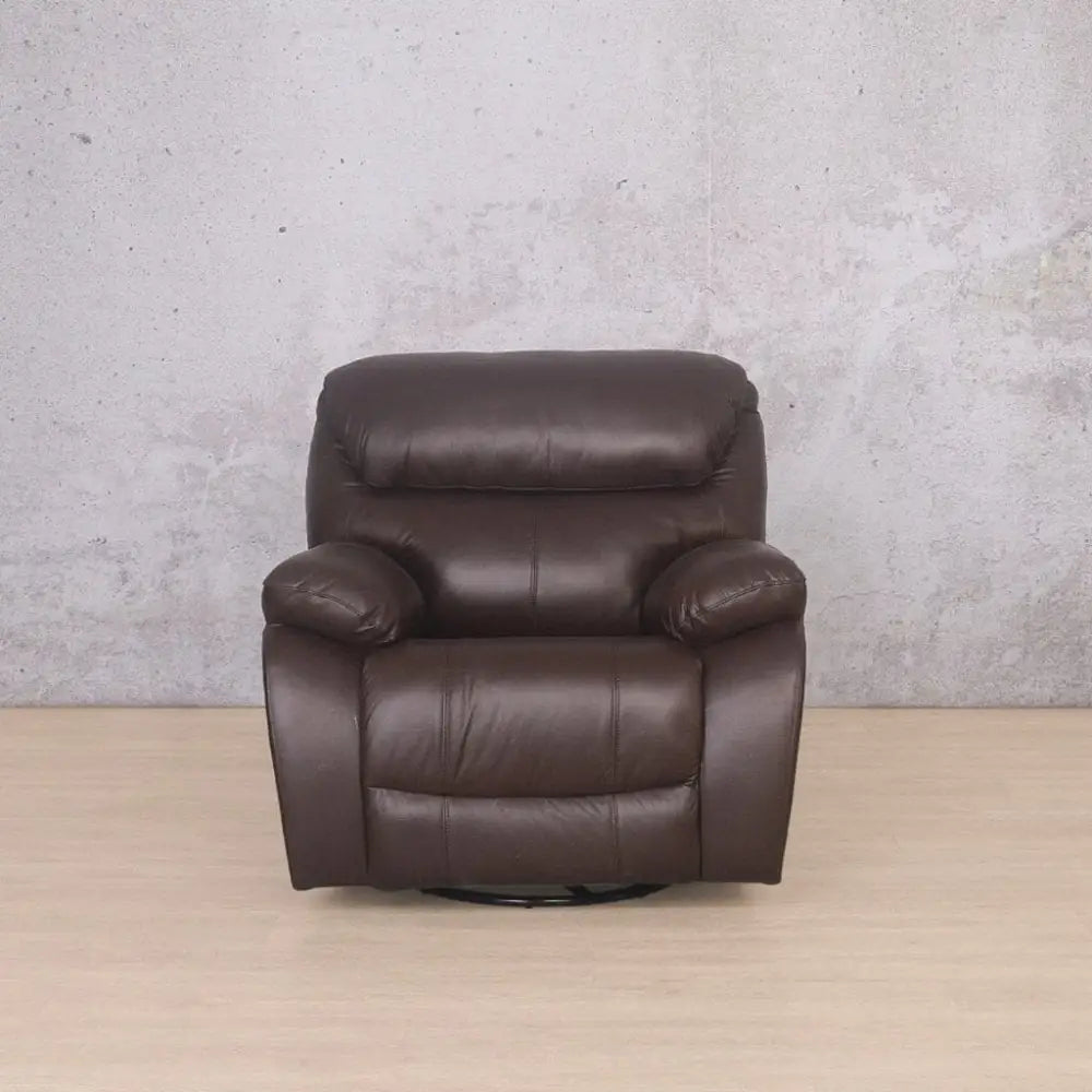 Kuta 1 Seater Leather Rocker Recliner Chair - Rocker / Country Ox Blood - Leather Recliner