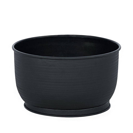 Lancaster Black Bowl/Planter - Medium Decor Leather Gallery