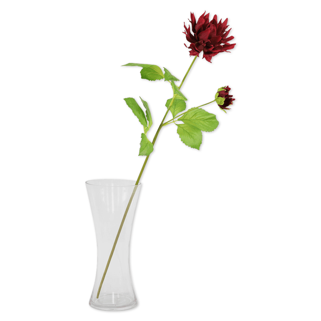 Leafy Blood Red Dahia Decor Leather Gallery 