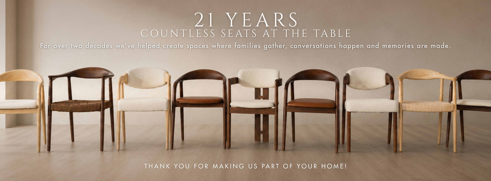 Leather Gallery celebrates 21 years with a collection of handcrafted dining chairs for timeless family dining spaces. | furniture, home furniture, luxury furniture, dining chairs, furniture stores near me 