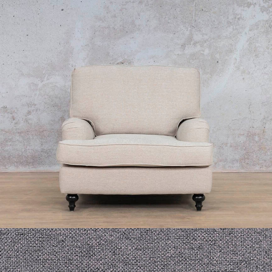 Liberty Fabric 1 Seater Sofa Fabric Sofa Leather Gallery Silver Charm 