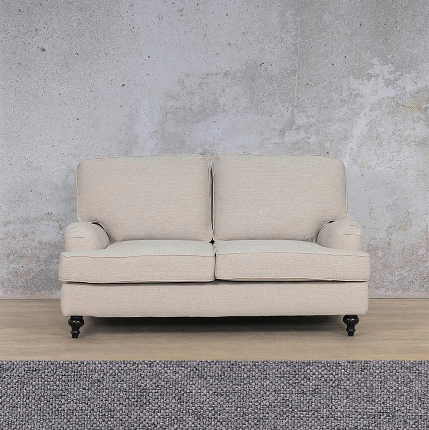 Liberty Fabric 2 Seater Sofa Fabric Sofa Leather Gallery Silver Charm 