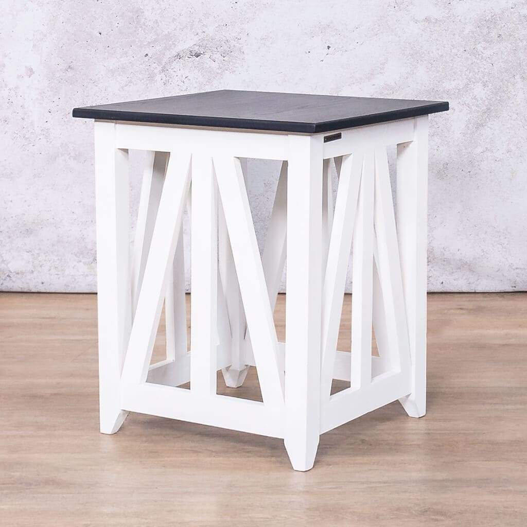 Louvre Antique Coffee Side Table Side Table Leather Gallery 