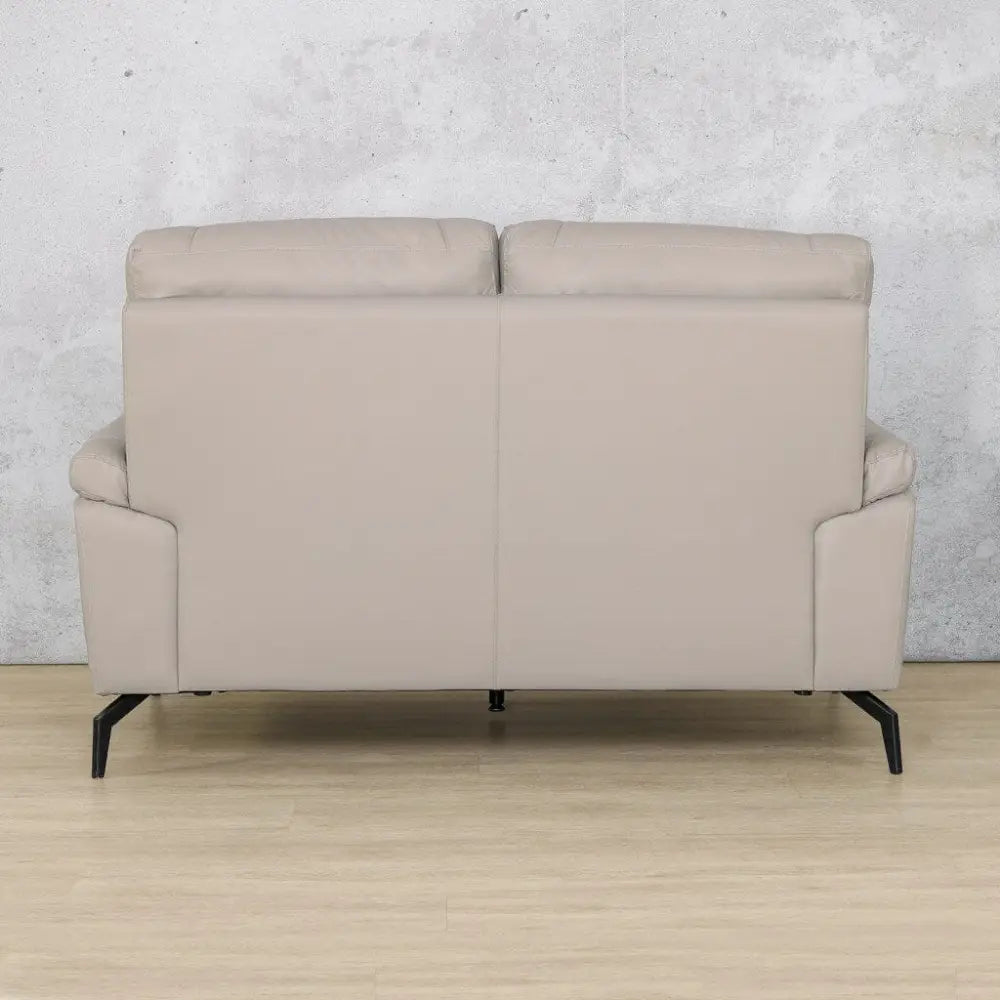 Maddox 2 Leather Sofa - Fabric Corner Suite-grey