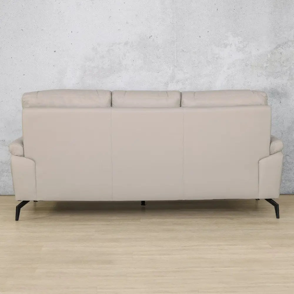 Maddox 3 Leather Sofa - Fabric Corner Suite-grey