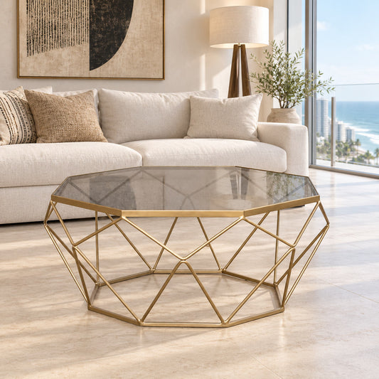 Mara Glass Top Coffee Table Coffee Table Leather Gallery