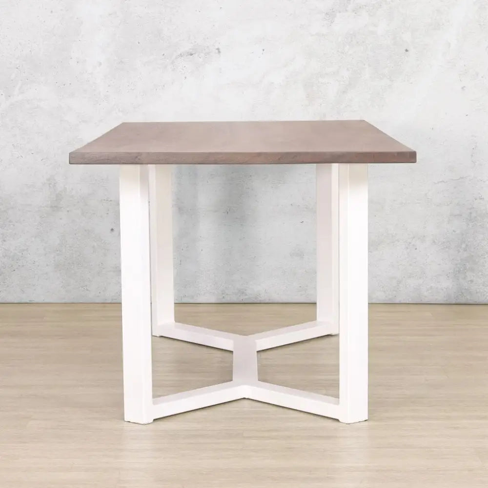 McKinely Dining Set - White - Antique-Dark-Oak & White - Dining Table