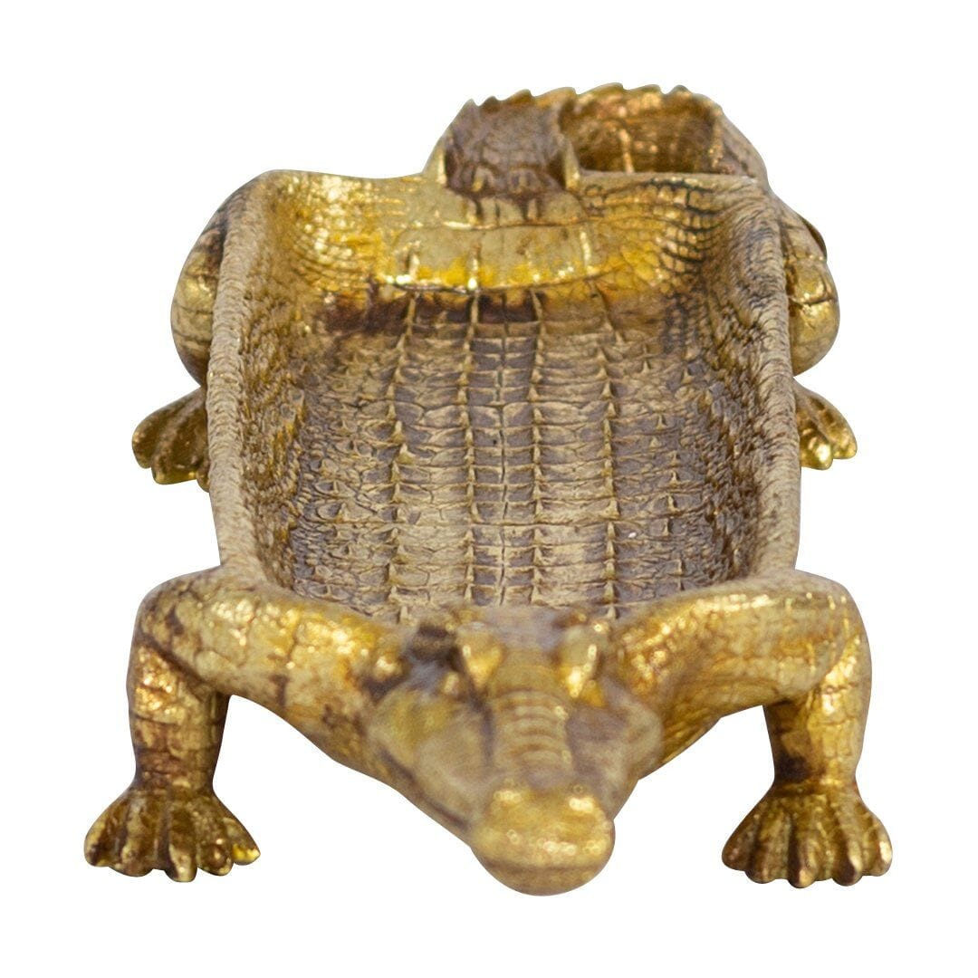 Metallic Crocodile Tray Ornament Leather Gallery