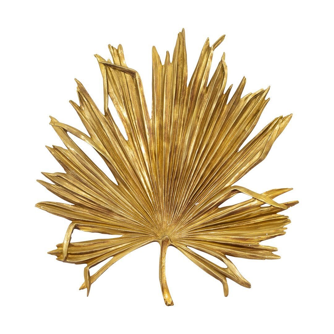 Metallic Palm Wall Décor I Ornament Leather Gallery 