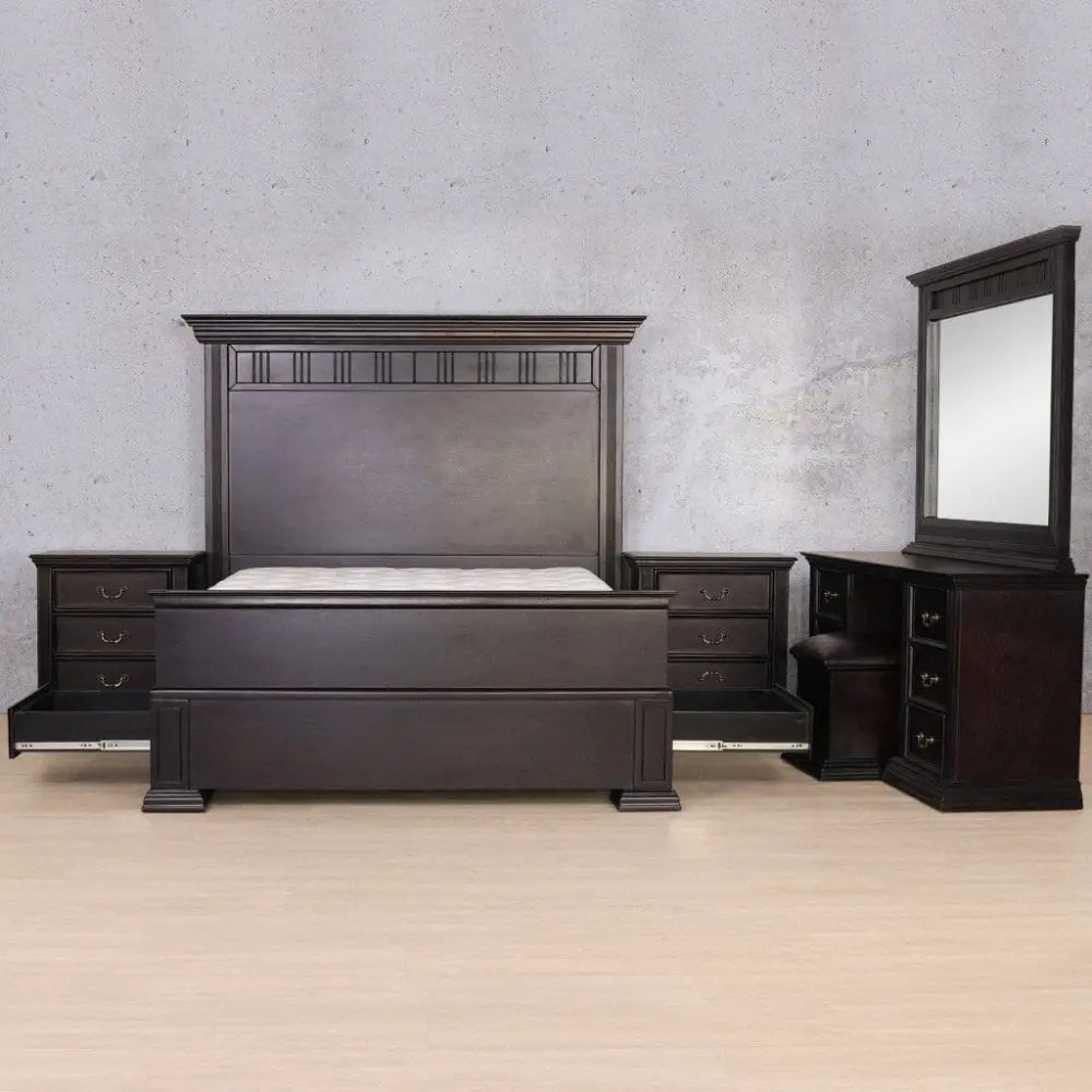 Milan 5 Piece Bedroom Set - Queen XL