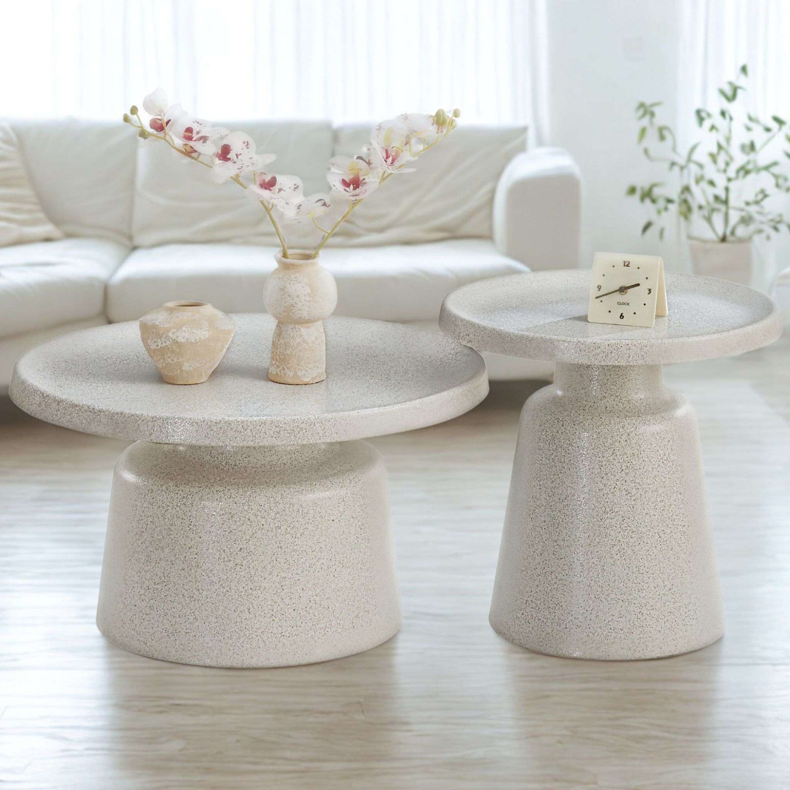 Minerva Coffee Table - White Set of 2