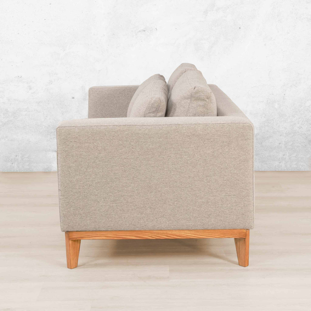 Modena 2 Seater fabric Couches - Kenya Sand | Leather Gallery 