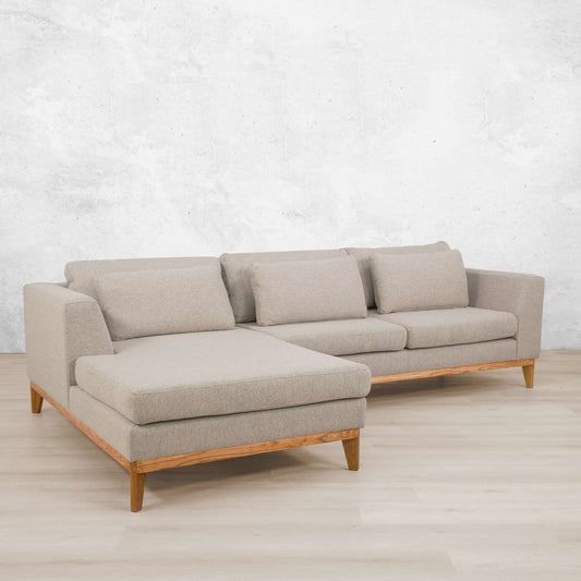 Modena 3 Seater Fabric Couch | Kenya Sand | Leather Gallery