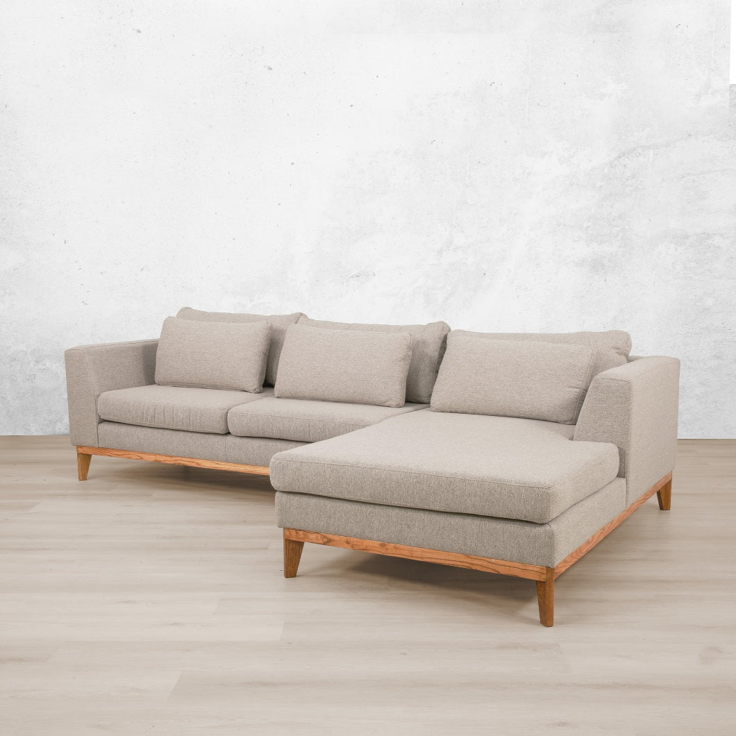 Modena Fabric Chaise RHF| Leather Gallery Modular Sectional Couches Kenya Sand
