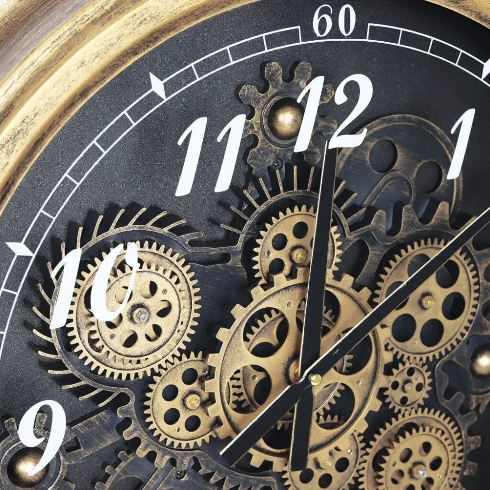 Modern Gear Clock - Dia 53 cm x 9cm - Clock