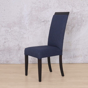 Urban Dark Mahogany Dining Chair Dining Chair Leather Gallery Kenya Navy Blue 