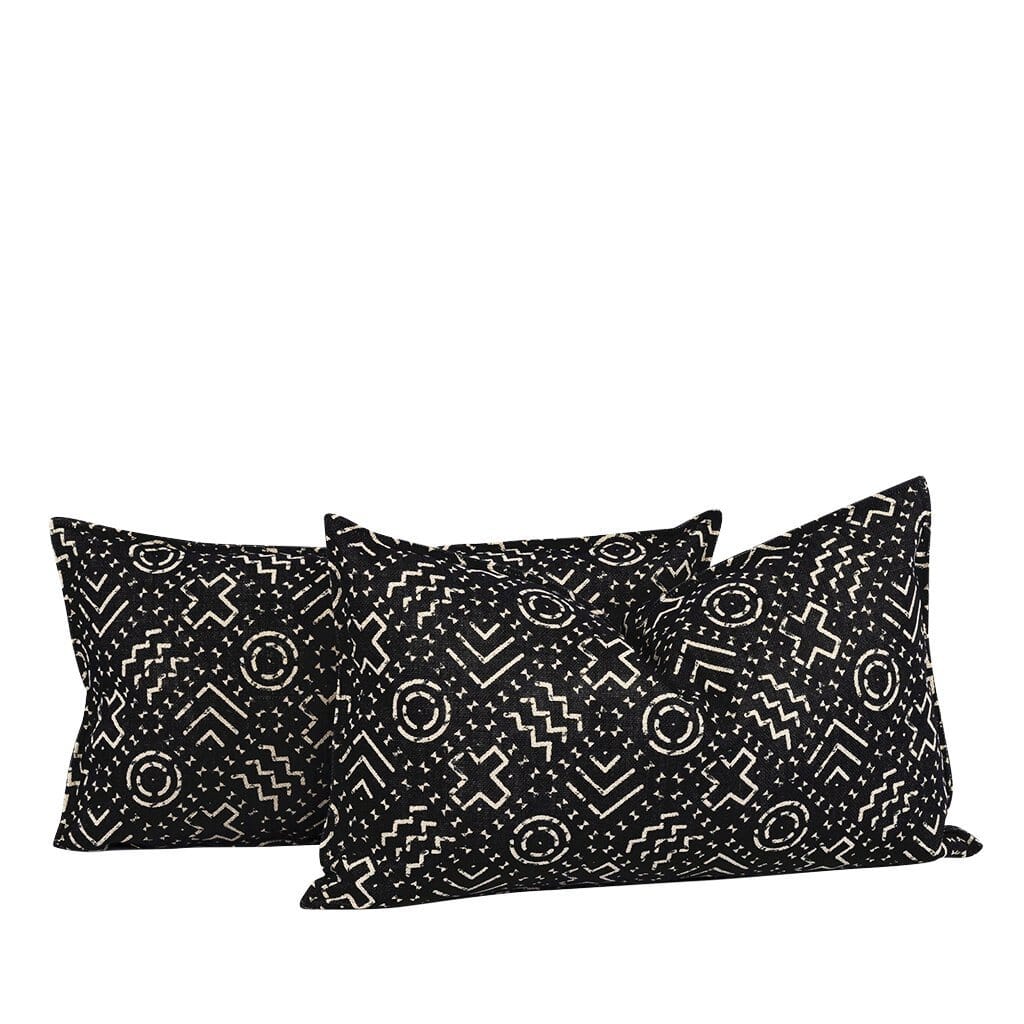 Neema Ebony Bolster Cushion Cushion Leather Gallery 