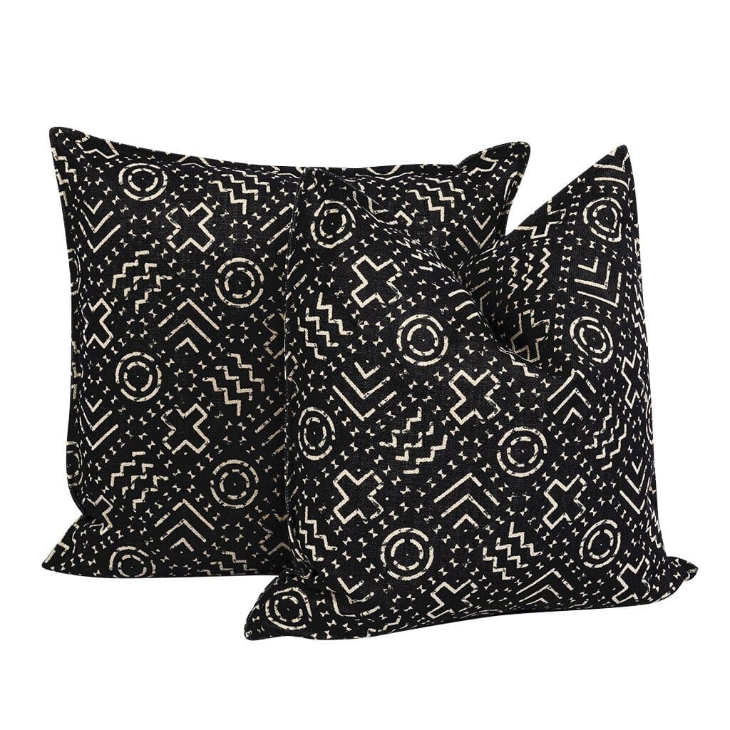 Neema Ebony Cushion Cushion Leather Gallery 