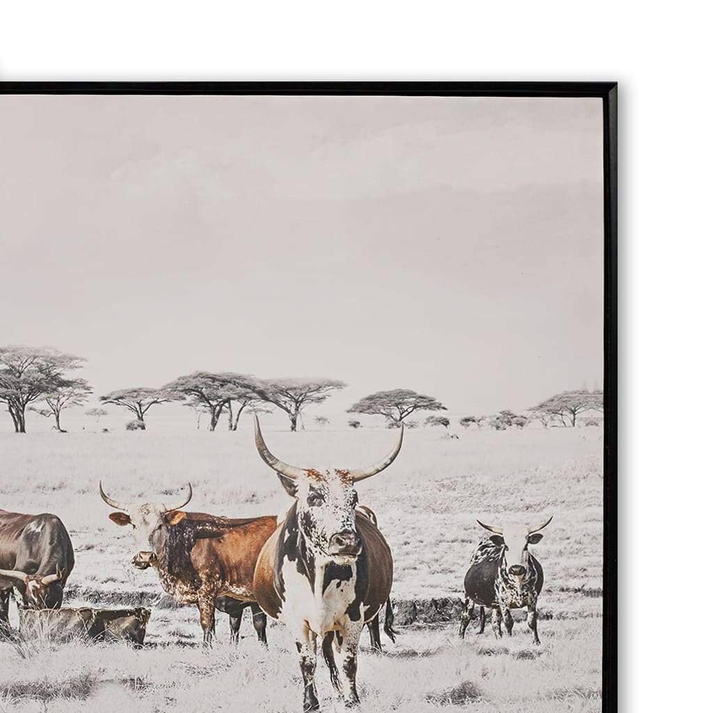 Nguni Fields - 2030 x 1030 Painting Leather Gallery