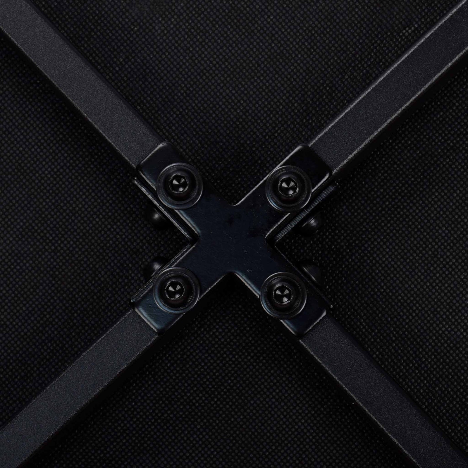 Bottom view of the Octavia Dining Chair showing the cross support bracket.| Dining Chairs, fabric dining chairs, modern dining chairs