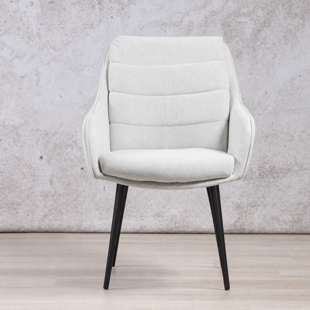 Octavia Fabric Dining Chair - Light Grey