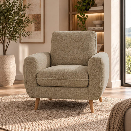 Johnson 1 Seater Fabric Couch
