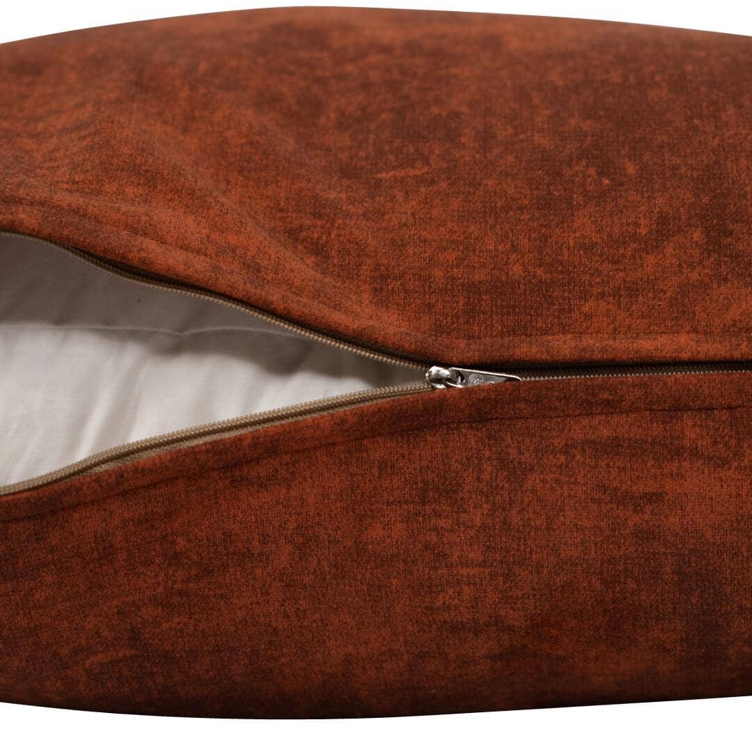 Oriental Rust Cushion Cushion Leather Gallery