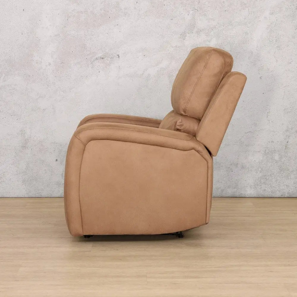 Orlando 1 Seater Fabric Recliner - Desert Sand - Fabric Recliner