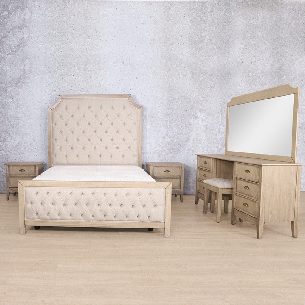 Paris 5 Piece Bedroom Set - Available on Special Order Plan Only Bedroom Set Leather Gallery