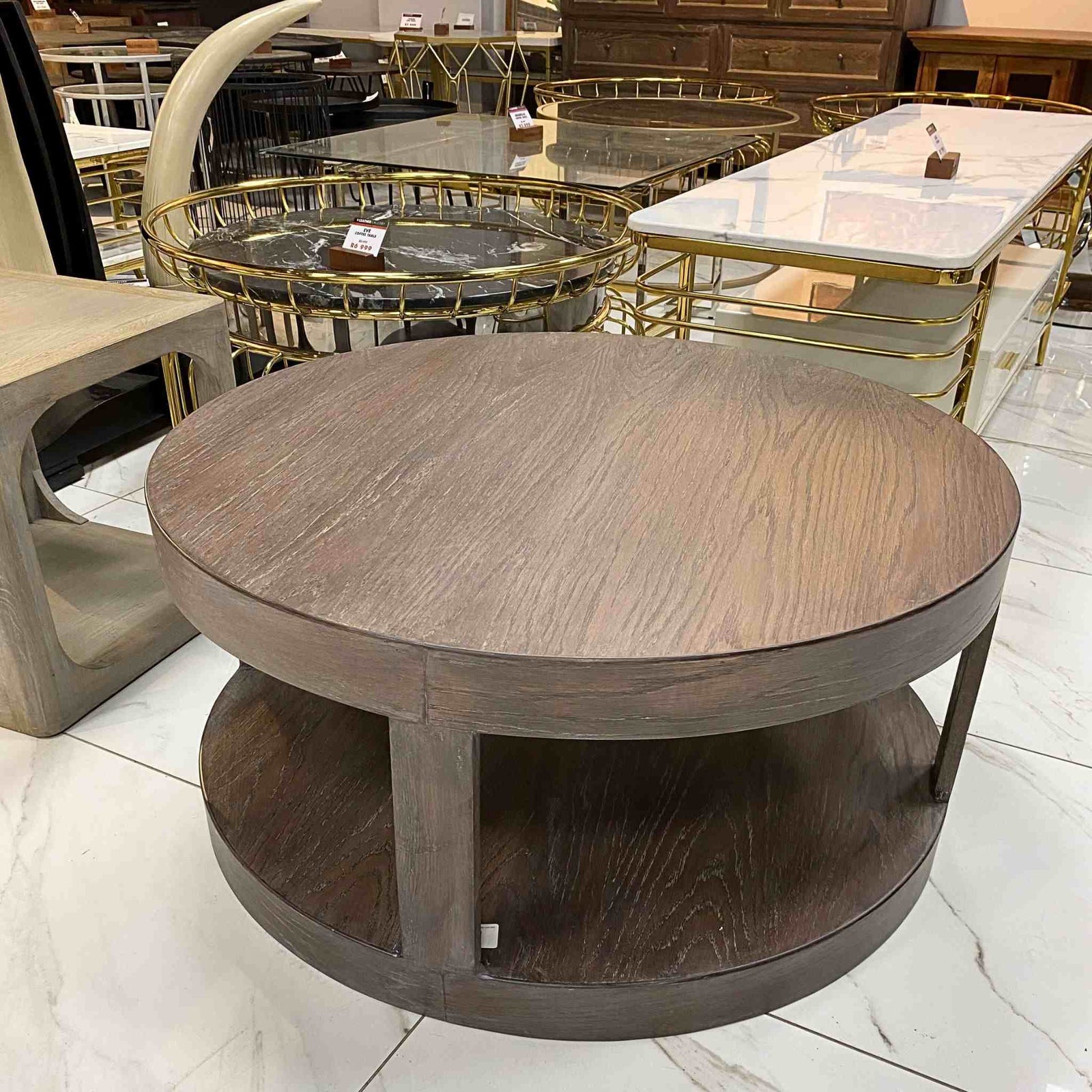 Pecksniffian Coffee Table - Round - Warehouse Clearance