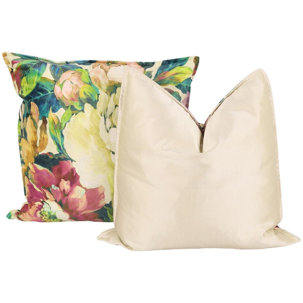 Secret Oasis Duchess scatter cushion in floral design by Leather Gallery