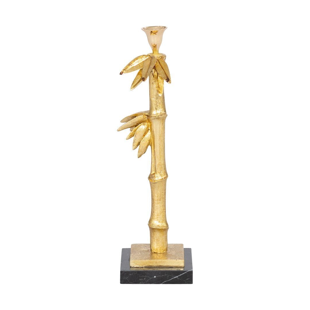 Pinto Bamboo Candle Holder I Ornament Leather Gallery