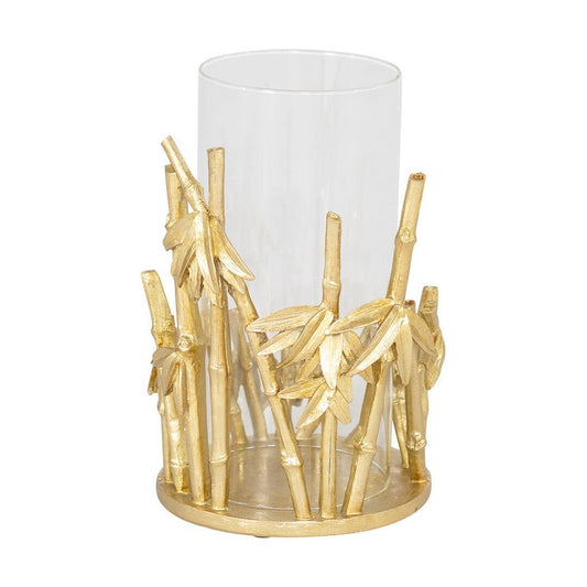Pinto Bamboo Candle Holder II Ornament Leather Gallery